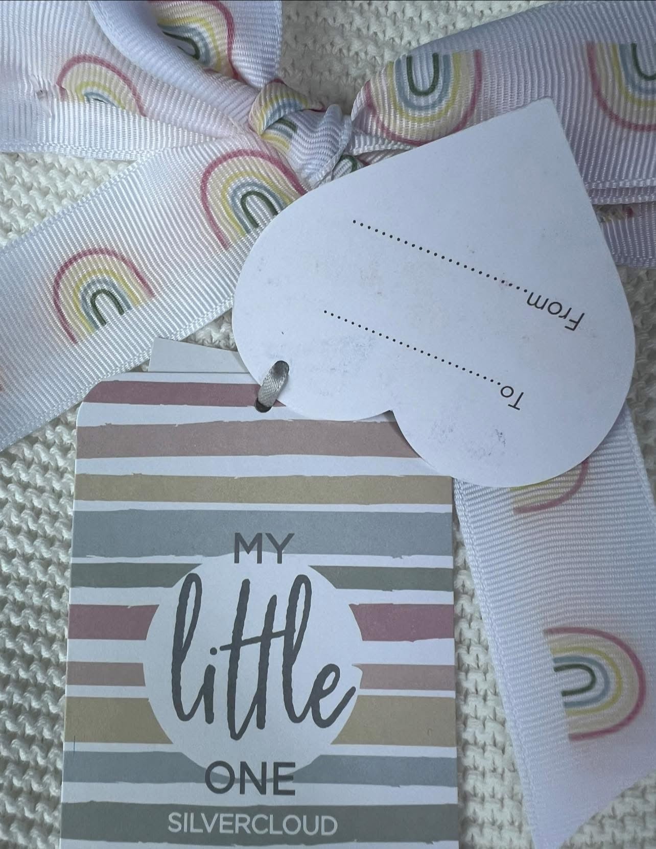 RAINBOW BABY BLANKET - BORN IN 2025